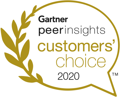 Gartner Peer Insights Customers Choice badge color 2020